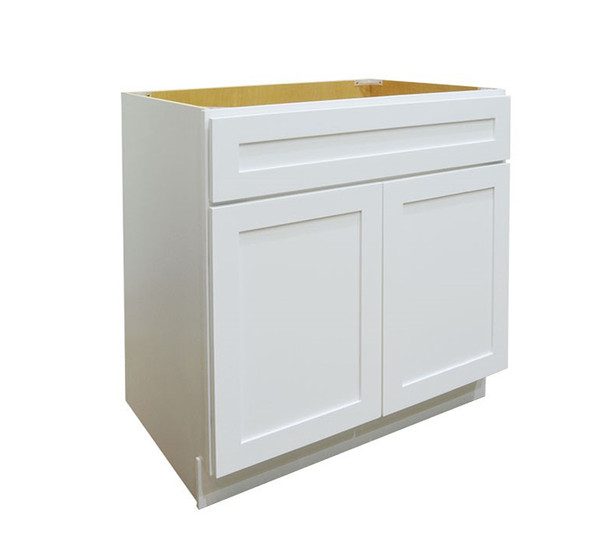 White Vanity Sink Base Cabinet | Vima Decor